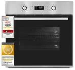 exquisit Einbaubackofen EBEP 697-3H Elektrobackofen, 70l Backofenvolumen, Inox-Glas