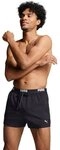 PUMA Badeshorts PUMA SWIM MEN LOGO SHORT SHORTS 1P Seitentaschen, Ges&auml;&szlig;tasche...