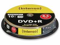 Intenso DVD-Rohling INTENSO DVD+R Spindel (Doublelayer bedruckbar)