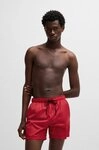 HUGO Badehose Haiti mit Markenschriftzug auf der Kordel