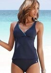 LASCANA B&uuml;gel-Tankini-Top Camilla, mit Farbkontrast