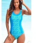 Venice Beach Badeanzug Karibik mit trendigem Alloverdruck und Shaping-Effekt