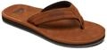 Sandale QUIKSILVER "Carver Nubuck", Herren, Gr. 7(40), braun (braun, braun, braun),