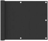 vidaXL Seitenmarkise 75 x 500 cm Balkon-Sichtschutz Anthrazit 75x500 cm Oxford-Gewebe