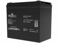 offgridtec AGM-Batterie 12V/51Ah 20HR Akku (12 V), Solar Batterie Akku Extrem
