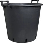 Geli Pflanzk&uuml;bel Geli Pflanzcontainer &Oslash; 50 x 50 cm schwarz