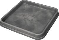Geli Blumentopfuntersetzer Geli Untersetzer Bianca 36 x 36 cm anthrazit