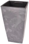 Prosperplast Blumentopf Urbi Square Beton Effect, inkl. Pflanzeinsatz