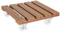 Wagner-System Pflanzenroller Wagner Pflanzenroller WPC 39 x 39 cm terrakotta