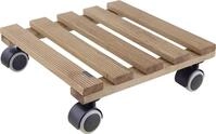 Wagner-System Pflanzenroller Wagner Multiroller Holz 28 x 28 cm braun