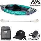Aqua Marina Tourenkajak Aqua Marina LAXO 285cm Kayak Set 1 Personen aufblasbar Kanu