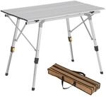 Woltu Campingtisch (1-St), klappbar, Gartentisch aus Alu, Balkontisch