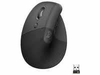Logitech Lift Maus - Bluetooth Maus - für Linkshänder - graphit/schwarz...