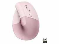 Logitech Lift - Bluetooth Maus - rose ergonomische Maus