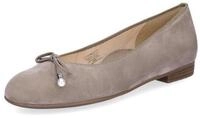 Ara Ara Damen Leder Ballerina taupe Samt Ballerina