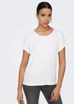 ONLY T-Shirt ONLMOSTER &ndash; T-Shirt mit melierter Optik und elastischem Material