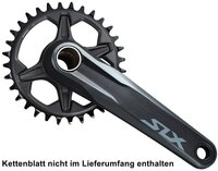 Shimano Fahrradkurbel SHIMANO Kurbelgarnitur SLX FC-M7100-1 - 7100-1, 12-fach,...