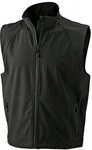 James & Nicholson Funktionsweste Herren Softshell Vest / Atmungsaktiv