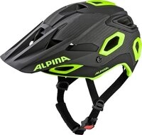 Alpina Sports Fahrradhelm Alpina Rootage Fahrradhelm schwarz-neongelb matt 52-57 cm