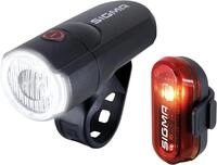 SIGMA SPORT Fahrradbeleuchtung Aura 30 Frontlicht und Curve R&uuml;cklicht