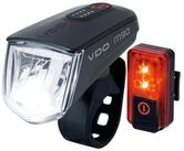 SIGMA SPORT Fahrradbeleuchtung VDO 4009 ECO LIGHT M90 SET Frontlampe mit R&uuml;cklicht
