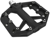 Shimano Plattformpedale SHIMANO Pedal PD-GR400 Schwarz Flat Pedal - griffige
