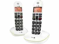Doro PhoneEasy 100w Duo Schnurloses DECT-Telefon (Mobilteile: 2, Großes...