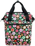 KlickFix Fahrradtasche Reisenthel Roomy GT happy flowers Tasche mit Blumenmuster