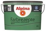 Alpina Wandfarbe Farbrezepte 2,5 Liter Wildes Paradies Matt