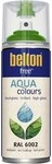 belton Spr&uuml;hlack belton free Lackspray AQUAcolours 400 ml laubgr&uuml;n