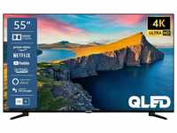 Telefunken QU55K800 QLED-Fernseher (139 cm/55 Zoll, 4K Ultra HD, Smart TV, HDR...