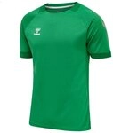 hummel T-Shirt hmlLEAD Poly Jersey (Mesh-Material) Kurzarm gr&uuml;n Herren