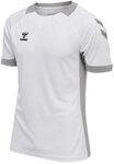 hummel T-Shirt hmlLEAD Poly Jersey (Mesh-Material) Kurzarm weiss Herren