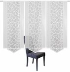 HOME WOHNIDEEN Schiebegardine JENNA (3 St), Klettband, halbtransparent,...