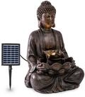blumfeldt Wasserspiel Dharma Solarbrunnen, (Set, Solarpanel,LED-Beleuchtung und
