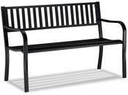 relaxdays Gartenbank mit Metallstreben (1-St)