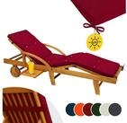 Detex Polsterauflage Tami Sun, wetterfest UV-best&auml;ndig Schlaufen Zugband 5cm Dicke