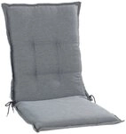 GO-DE Polsterauflage NITTKA, 50 x 110 cm, Grau, f&uuml;r Mittellehnst&uuml;hle, (1 St),