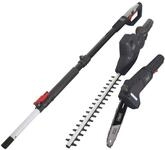 Scheppach Teleskop-Heckenschere TPX710, bis 4 m Arbeitsh&ouml;he, (Set, Heckenschere +