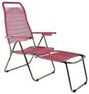 Fiam Gartensessel Spaghetti aus Aluminium, Pink