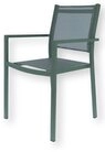 Fiam Stuhl Aria Aluminium und Textilene, Salbei