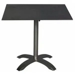 acamp Klapptisch acaplan HPL Tisch, platzsparend abklappbar blau 80 cm x 80 cm...