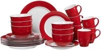Ritzenhoff & Breker Kombiservice Geschirr-Set, Service Doppio (24-tlg), 6 Personen,