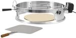 BBQ-Toro Grillerweiterung Edelstahl Pizzaring Set mit Grillspie&szlig; f&uuml;r &Oslash; 57 cm