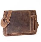 ALMADIH Umh&auml;ngetasche Leder Umh&auml;ngetasche DYLAN Ledertasche 15 Zoll Aktentasche