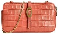 COCCINELLE Umh&auml;ngetasche Mini Bag Croco Soft - Umh&auml;ngetasche 20 cm (geranium)