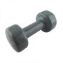 HMS Kurzhantel Fitness 17023 aus Gusseisen mit Vinylbeschichtung 5kg grau