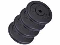 ScSPORTS® Hantelscheiben Set 30/31mm Gusseisen Gewichtsscheiben Gewichte...