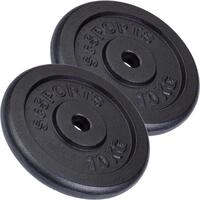 ScSPORTS&reg; Hantelscheibe, 20 kg, (2-tlg)