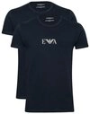 Emporio Armani Unterziehshirt CC715 (Bi-Pack, 2-St., 2er-Pack) Rundhals T-Shirt